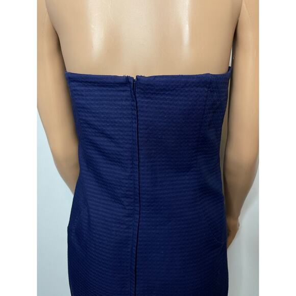 Lilly Pulitzer Vanna strapless Navy Nautical Mini Dress size 10 NWT - Picture 6 of 10